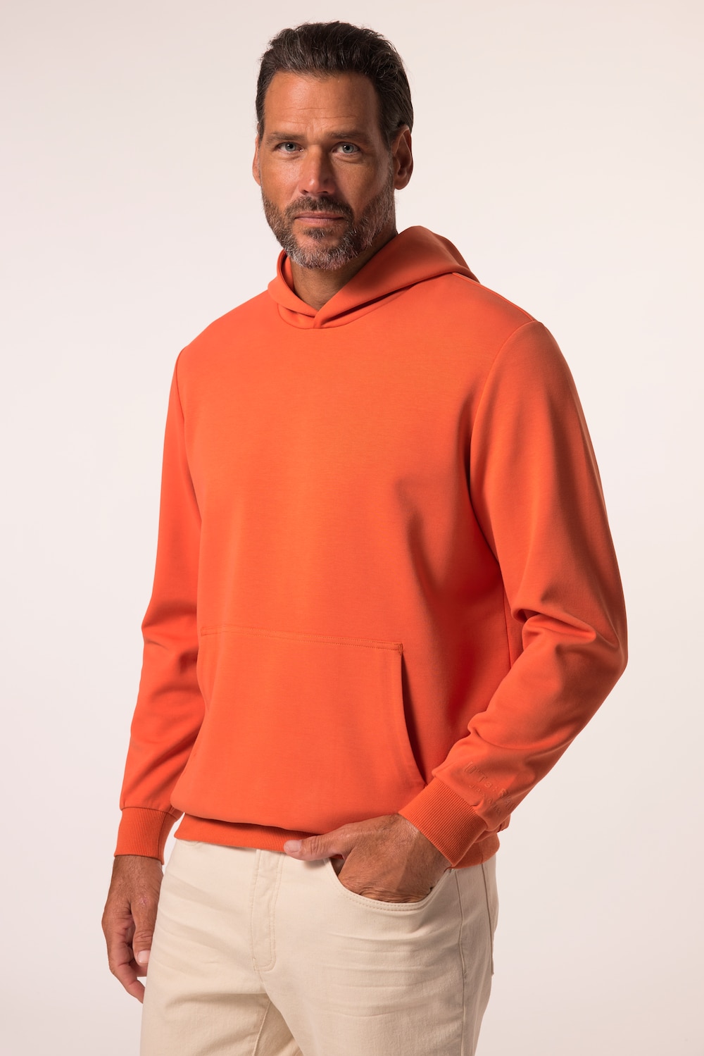 Große Größen JP AWARE Hoodie, Herren, orange, Größe: 6XL, Baumwolle, JP-Aware