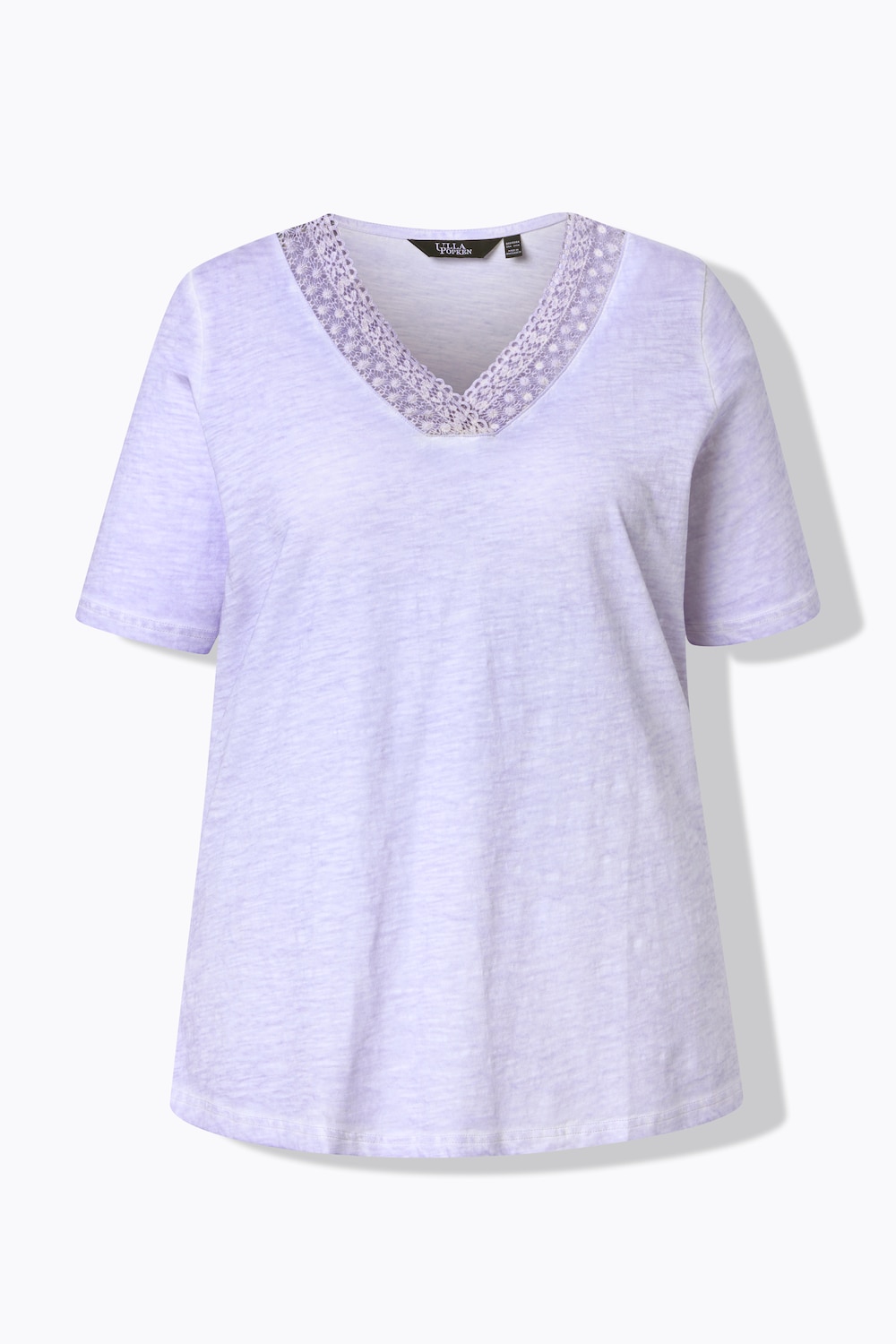 Stora storlekar T-shirt, Dam, blå, storlek: 54/56, Bomull, Ulla Popken