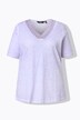 T-Shirt, Spitze, Classic, V-Ausschnitt, Halbarm