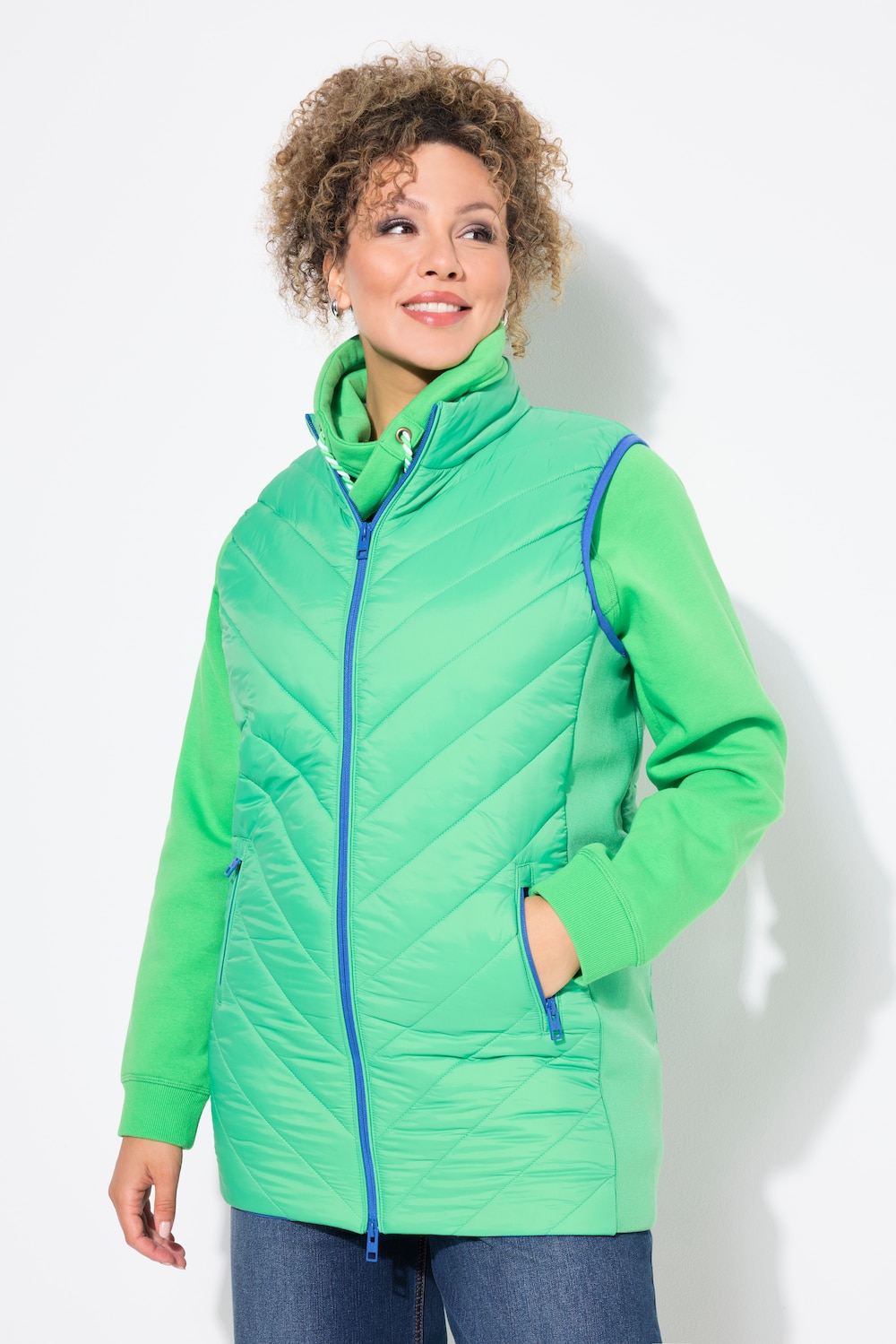 Große Größen HYPRAR, Damen, türkis, Größe: 42/44, Synthetische Fasern, Ulla Popken