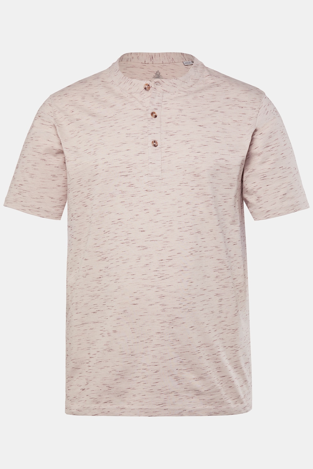 JP AWARE Henley, Nachhaltigkeit, Halbarm, OCS-zertifizierte Biobaumwolle, recyceltes Polyester