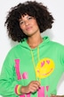 LOVE SMILEY pattern hoodie