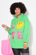 LOVE SMILEY pattern hoodie