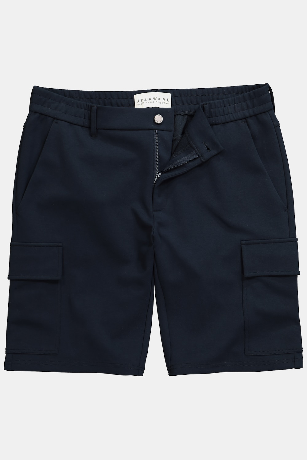 JP AWARE Cargo-Bermuda FLEXNAMIC®, Nachhaltigkeit, Sweat, recyceltes Polyester