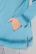 Decorative Seam Zip-Up Hoodie