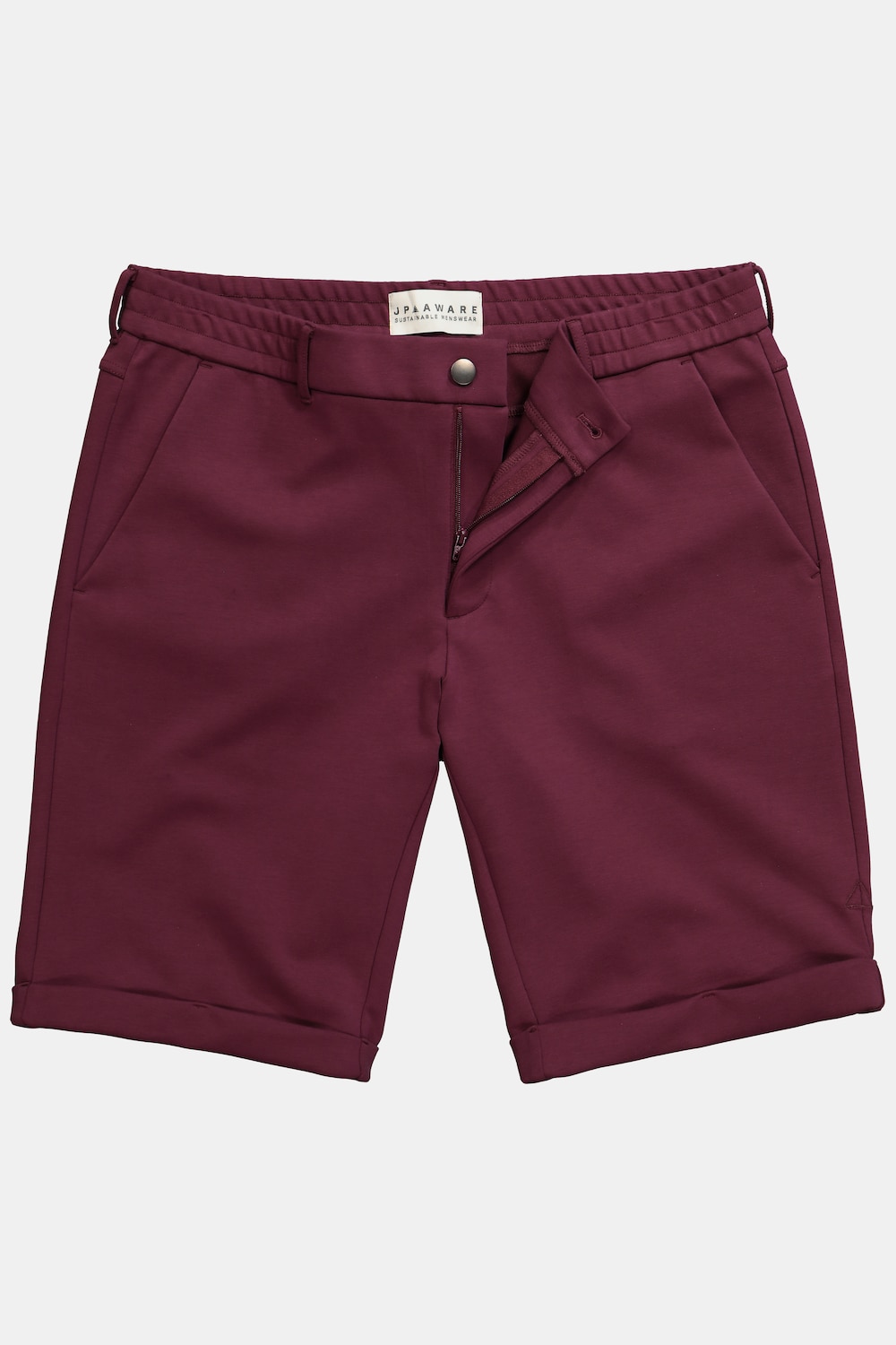 Große Größen JP AWARE Chino-Bermuda, Herren, lila, Größe: 68, Baumwolle, JP-Aware