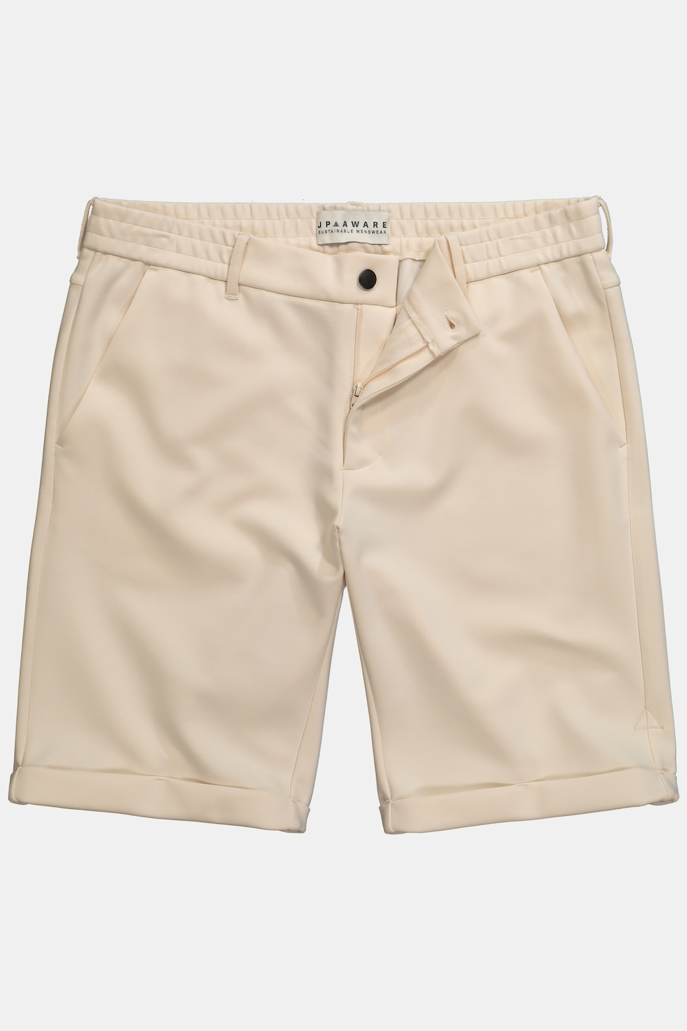 Große Größen JP AWARE Chino-Bermuda, Herren, beige, Größe: 66, Baumwolle, JP-Aware