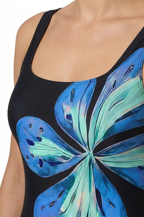 Badeanzug, Blüten, Softcups, recycelt