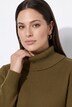 Pullover, A-Linie, Rollkragen