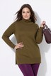 Pullover, A-Linie, Rollkragen
