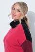 Pullover, oversized, Stehkragen, Colorblocking