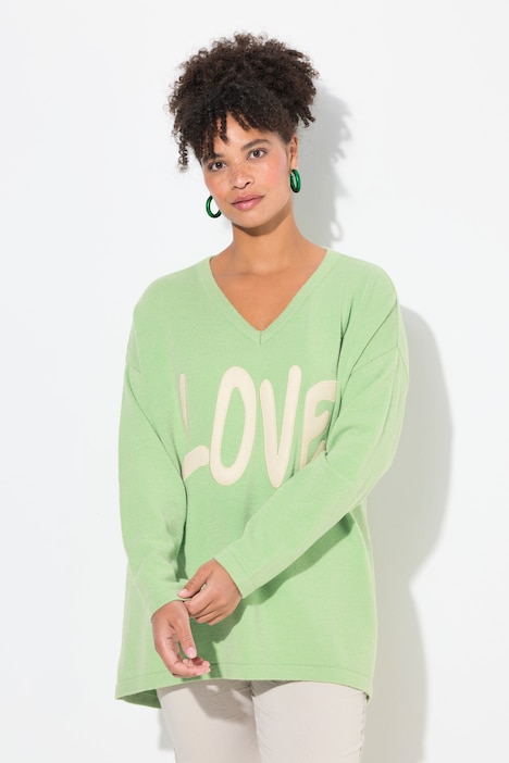 Pullover, oversized, LOVE