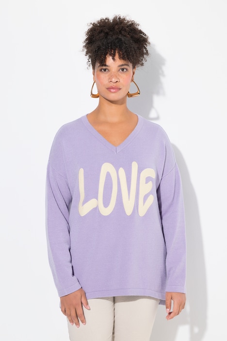 Pullover, oversized, LOVE