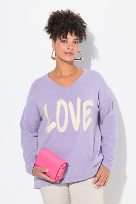 Pullover, oversized, LOVE