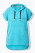 Musselinsbluse, korte ermer, hett