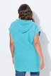 Musselinsbluse, korte ermer, hett