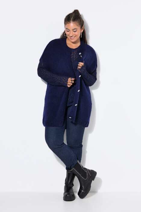 Strickweste, oversized, extra weich