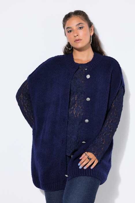 Strickweste, oversized, extra weich
