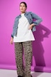 Jeansjacke, Regular Shape, allover Zierperlen
