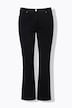Jeans Mandy, zwart denim, rechte pijpen, elastische tailleband