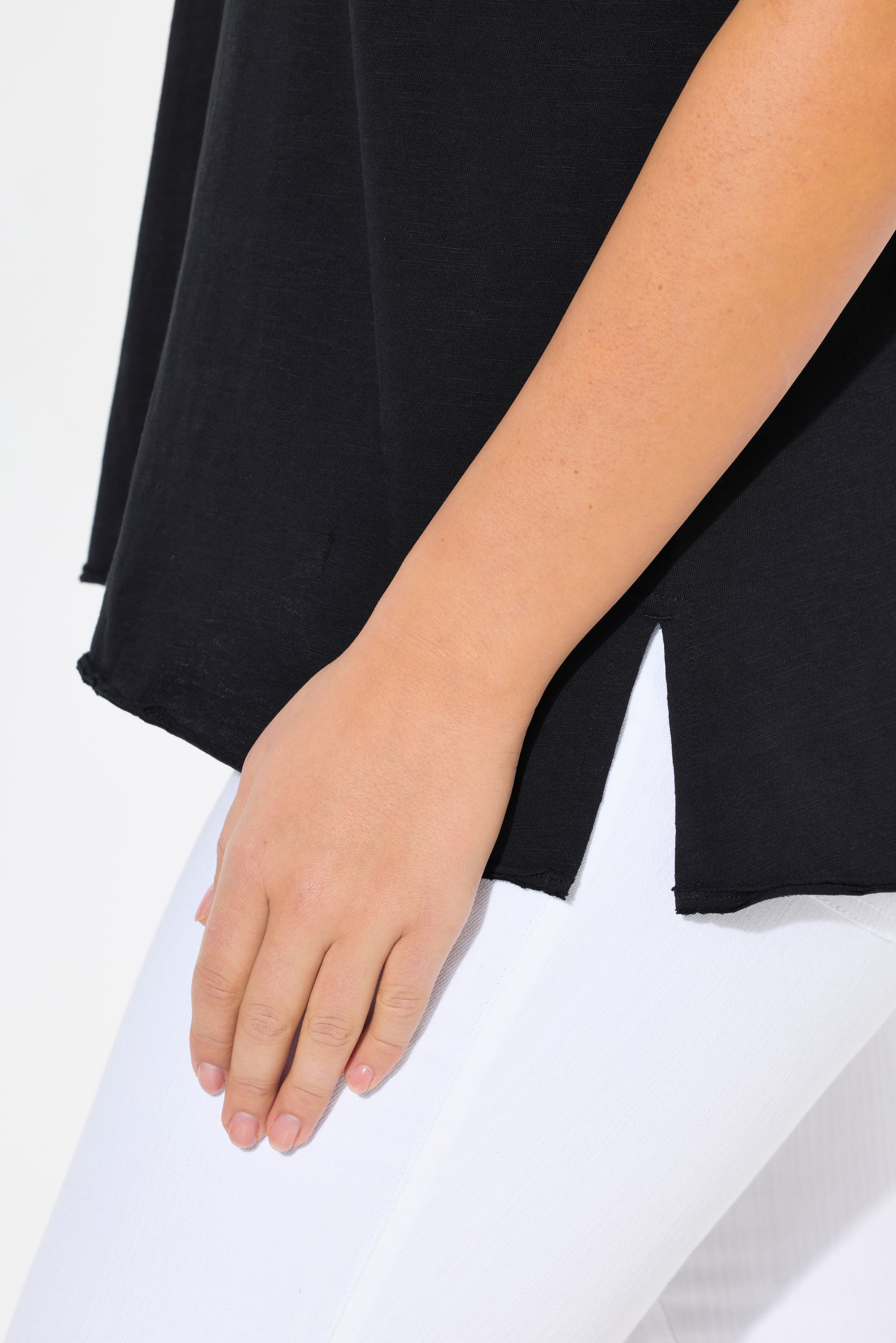 Ulla Popken Damen große Größen T Shirt Papagei Classic Rundhals Halbarm 837510