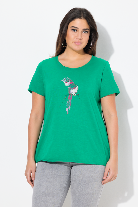 Sparkling Parrot Short Sleeve Graphic Te