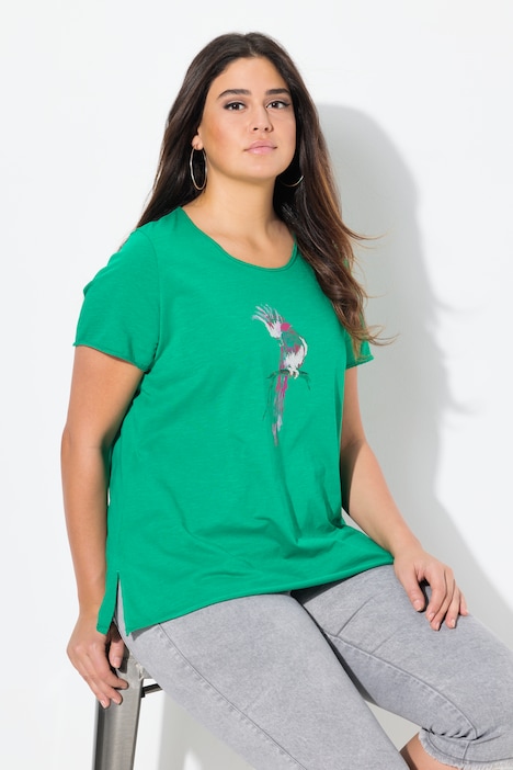 Sparkling Parrot Short Sleeve Graphic Te