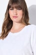 Eco Cotton Floral Textured Short Sleeve Tee