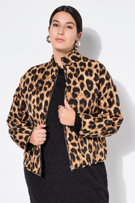 Steppjacke, oversized, Leo