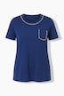T-Shirt, bequeme Passform, Zierketten