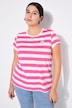 T-shirt, classic shape, strepen, korte mouwen
