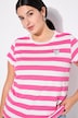 T-shirt, classic shape, strepen, korte mouwen