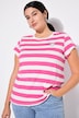T-shirt, classic shape, strepen, korte mouwen
