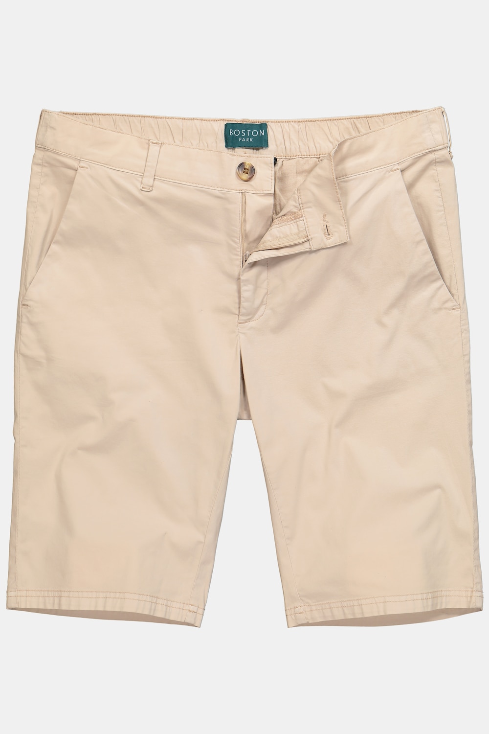 Stora storlekar chinosshorts, Her, beige, storlek: 66, Bomull, Boston Park