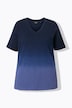 T-shirt, kleurverloop, classic, V-hals, halve mouwen
