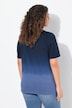 T-shirt, kleurverloop, classic, V-hals, halve mouwen