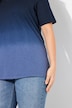 T-shirt, kleurverloop, classic, V-hals, halve mouwen