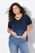 T-shirt, kleurverloop, classic, V-hals, halve mouwen