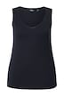 Top, mix modalu, srdcový výstřih, bez rukávů