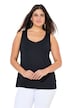 Top, mix modalu, srdcový výstřih, bez rukávů