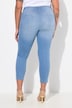 5-pocket 3D flower skinny jeans