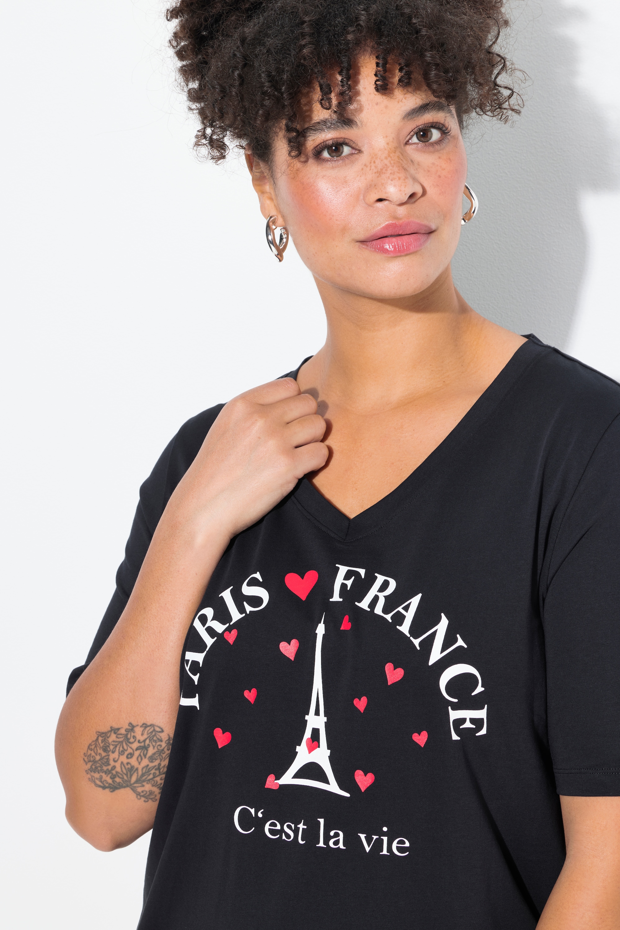 MIAMODA Damen große Größen T Shirt A Linie PARIS 837582