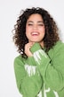 Pullover, HAPPY-statement, lange ballonærmer