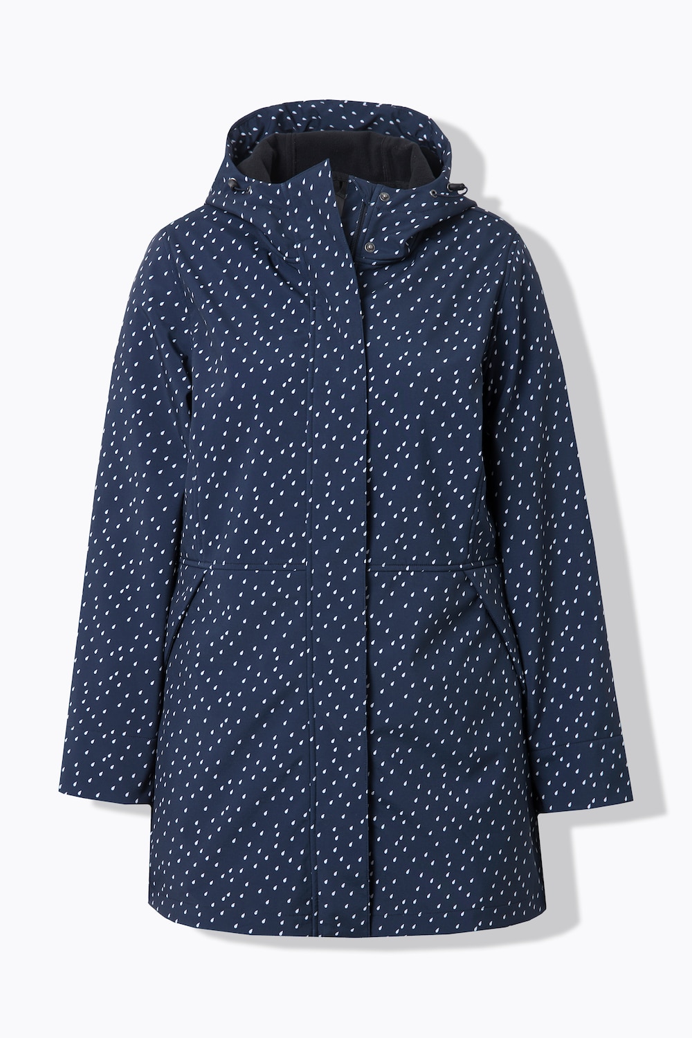 Stora storlekar Softshell-Longjacka, Dam, blå, storlek: 46/48, Ulla Popken
