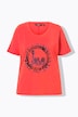 T-shirt dal taglio oversize con stampa, scollo a girocollo e mezze maniche