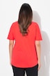 T-shirt dal taglio oversize con stampa, scollo a girocollo e mezze maniche