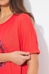 T-shirt dal taglio oversize con stampa, scollo a girocollo e mezze maniche