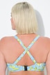 Bikini, flores, cintas decorativas, tirantes ajustables