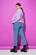Mom jeans, 5-pocket, Heart-print
