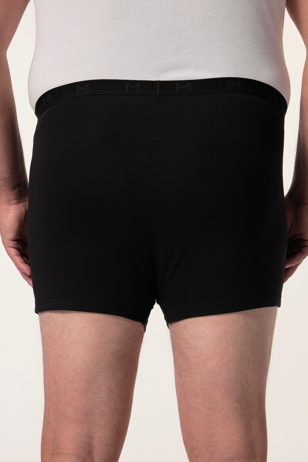 Stora storlekar Boxershorts FLEXLASTIC®, Her, svart, storlek: 5XL, Bomull, Men Plus